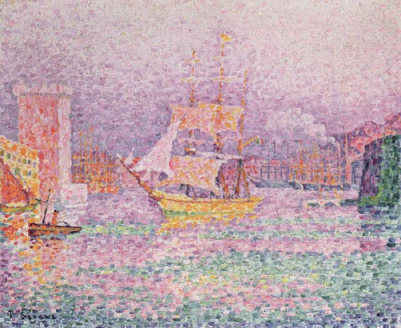 the harbor at marseilles, Paul Signac